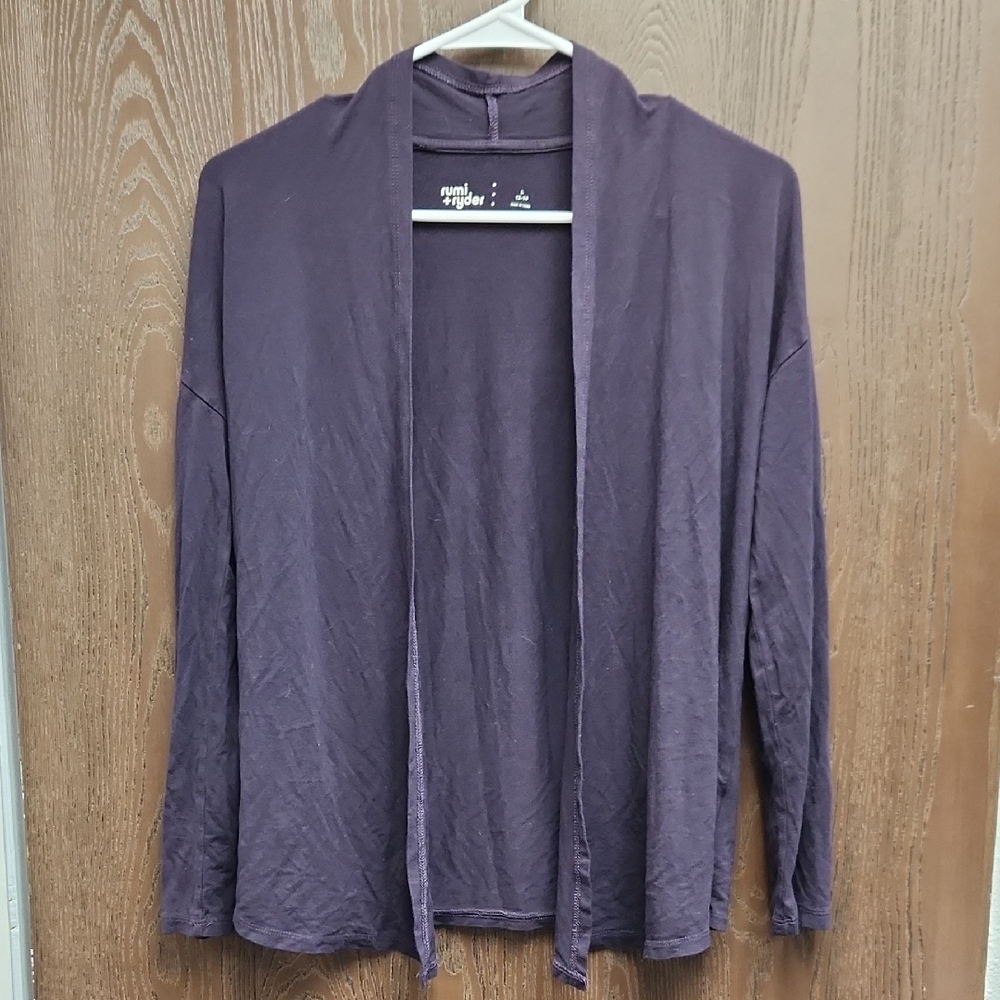 🚨2/$25 or 5/$50🚨Purple Open Front Cardigan